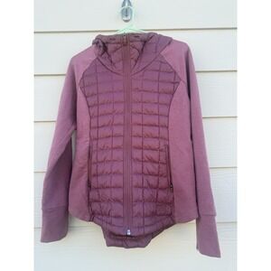 The North Face Endeavor Thermoball Quilted Hybrid Jacket Womens  Plum Size Small